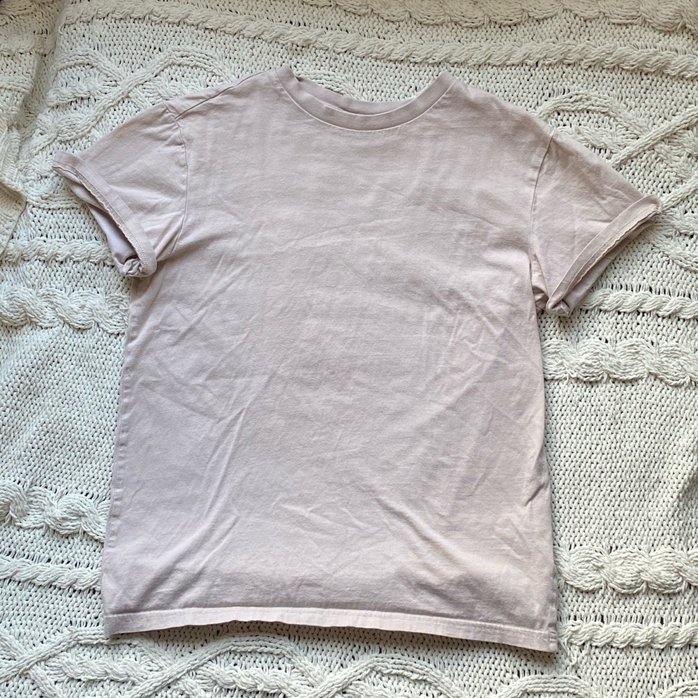 H&M Men's Beige T-Shirt